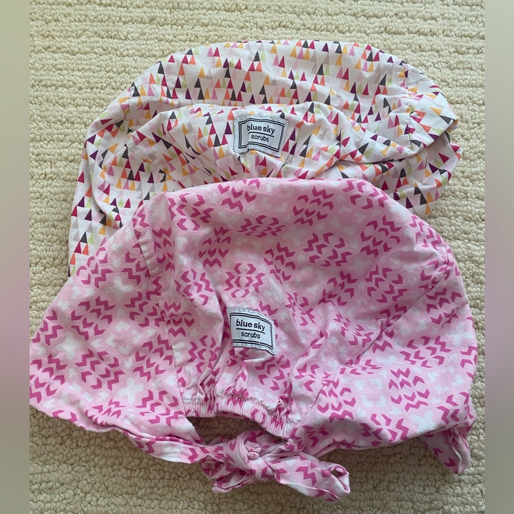 Blue sky scrub cap (pixie)